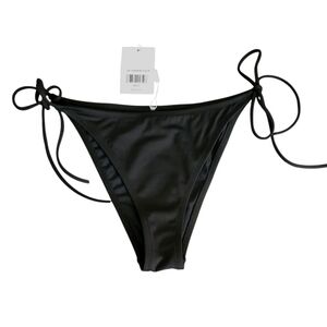 Solid & Striped Sofia Richie Grainge The Yasmeen Bikini Bottom, Black NWT Size L